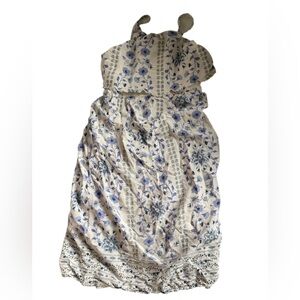 10/$50 sale) Old Navy kids Blue and white Floral Dress